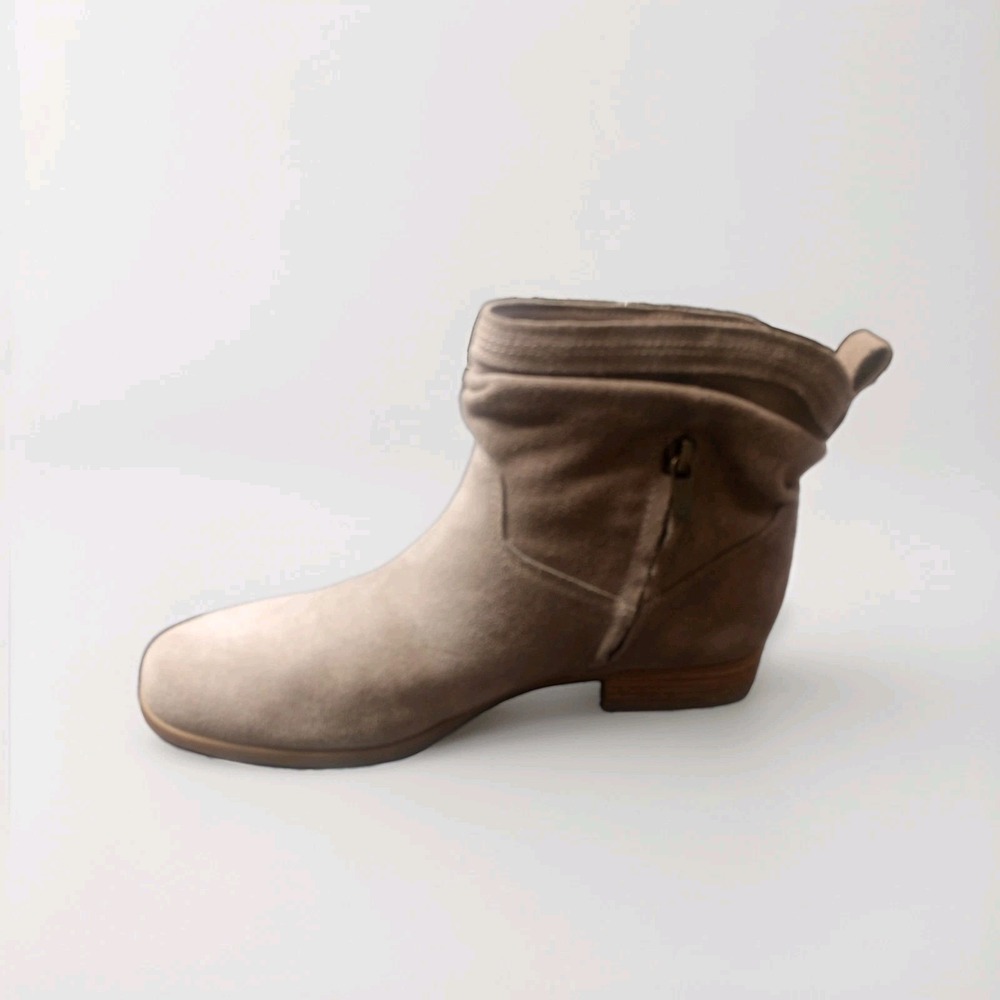 Koolaburra By UGG Lorelei Slouch Womens Ankle Boots Sz 10 Biege Suede Cowgirl